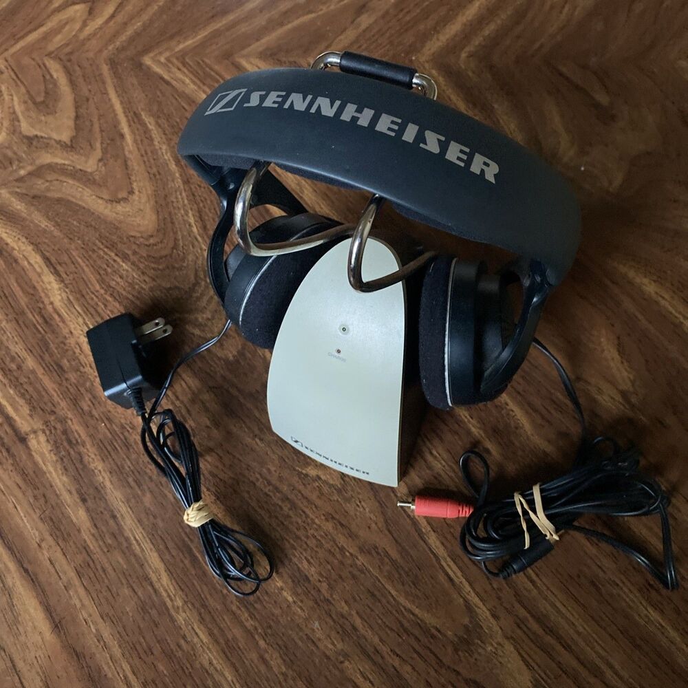 Sennheiser HDR120 Wireless Headphones w/TR120 Wireless Charging Stand Working